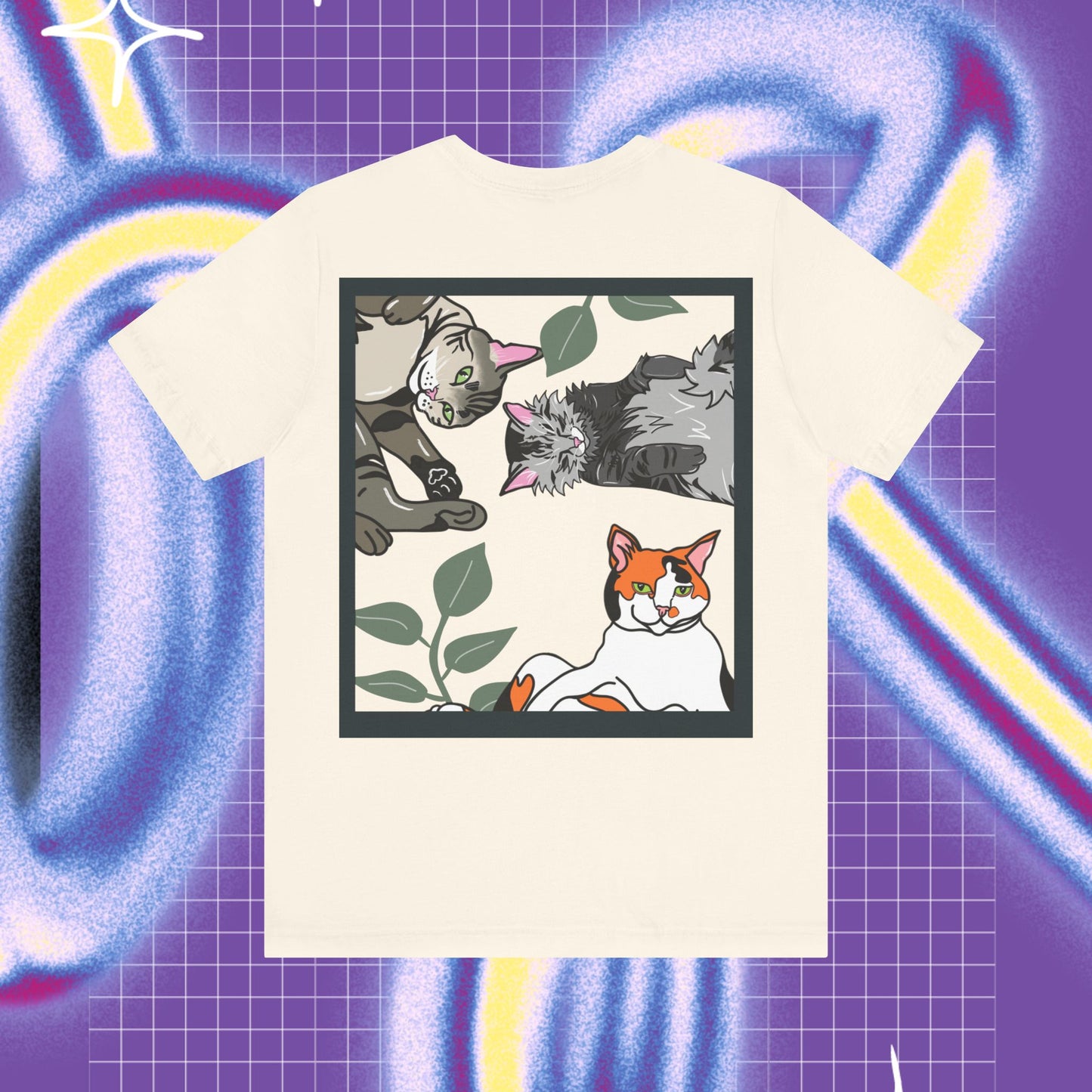 Katta stuttermabolur-UNISEX