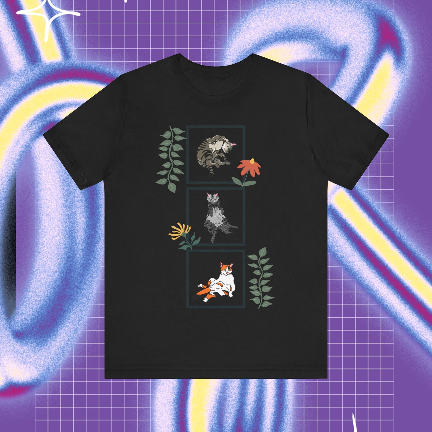 Katta stuttermabolur-UNISEX