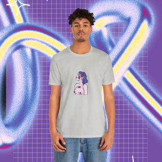 Elf lady tits unisex T-shirt - Front print