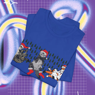 🎄 christmas cats - Unisex T-shirt🐈 Front print