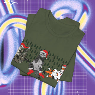 🎄 christmas cats - Unisex T-shirt🐈 Front print