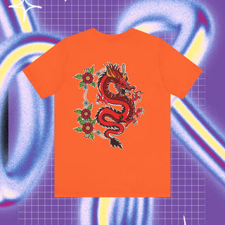 Red dragon unisex Tee -🐉 Front & back print