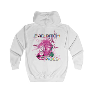 Bad bitch vibes Unisex ZIPPED Hoodie♡ Front & back print