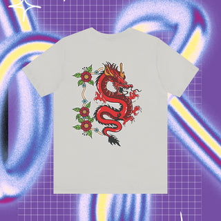 Red dragon unisex Tee -🐉 Front & back print