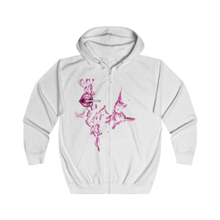 Bad bitch vibes Unisex ZIPPED Hoodie♡ Front & back print