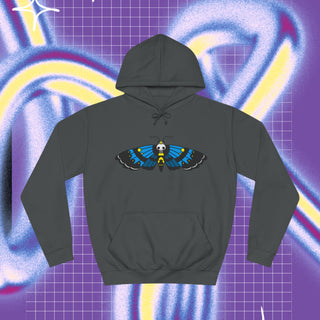 Mothing🦋 unisex college hoodie 🦋 Front Print