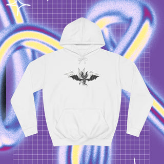 Bats🦇Unisex College Hoodie 🦇 front & back